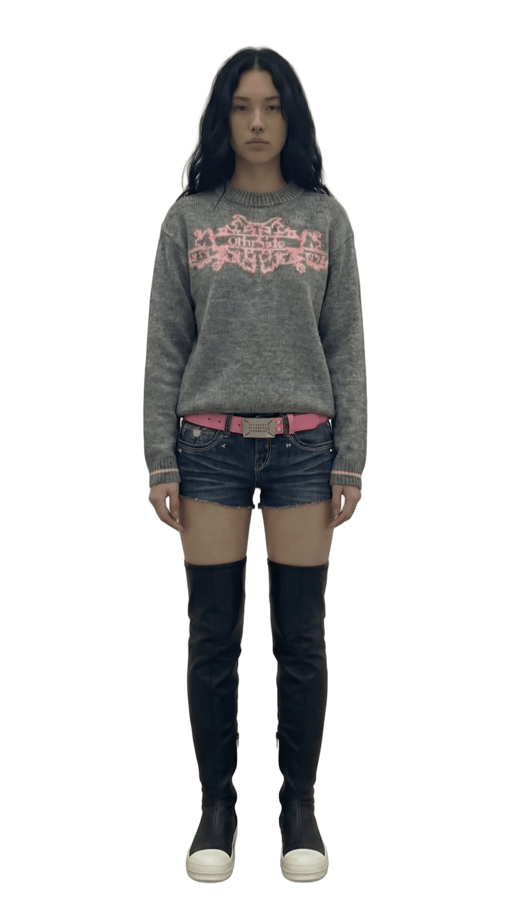 SIGNATURE GREY SWEATER